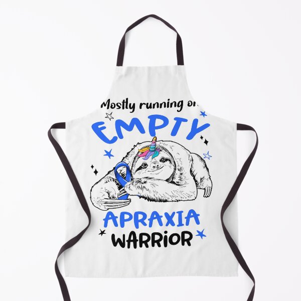 Item preview, Mostly running on Empty Apraxia Warrior designed and sold by ElizabethS809.
