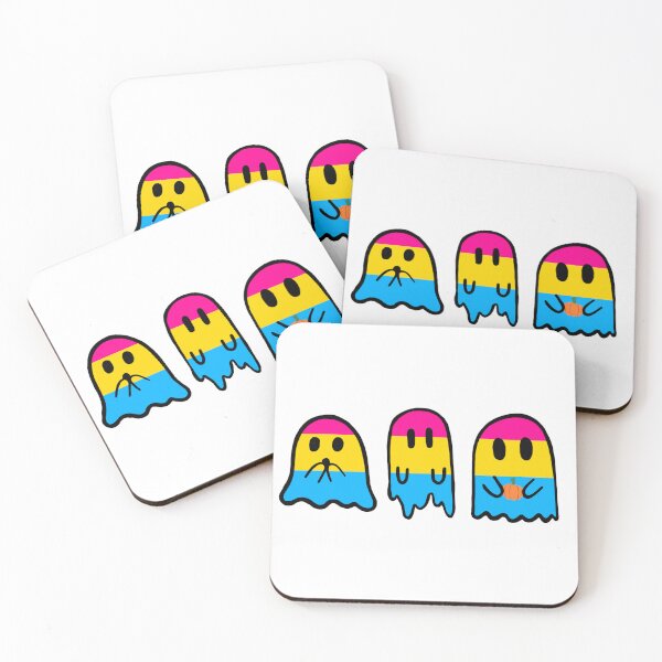 Item preview, Pansexual Pride Ghost Trio designed and sold by mgietzen.