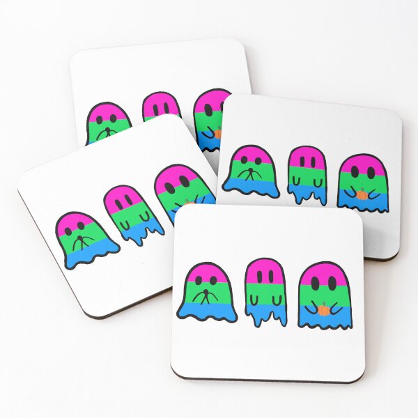 Item preview, Polysexual Pride Ghost Trio designed and sold by mgietzen.