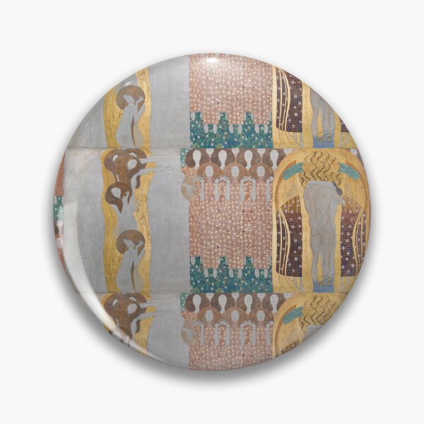 Item preview, Gustav Klimt Austrian painter Beethovenfries; ‘Die Künste’, ‘Paradieschor’ und ‘Umarmung’ (Tafel 8, rechte Langwand) (1901) designed and sold by TeeARTHY.