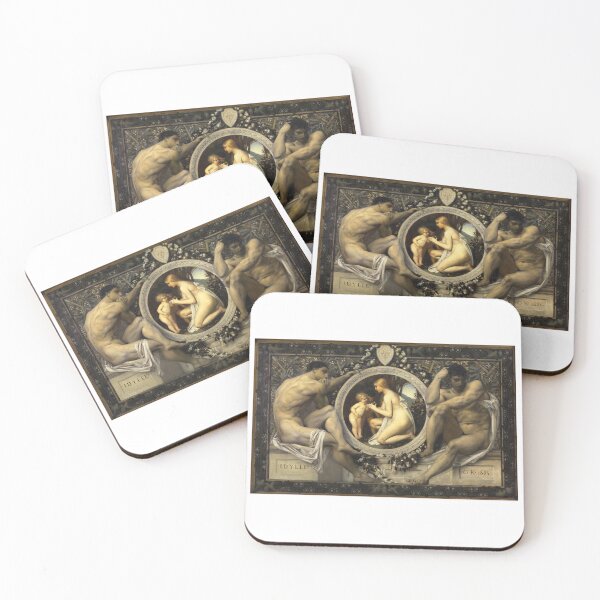 Item preview,  Gustav Klimt Austrian painter Idylle (1884) designed and sold by TeeARTHY.