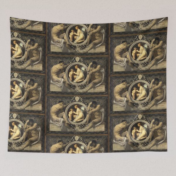 Item preview,  Gustav Klimt Austrian painter Idylle (1884) designed and sold by TeeARTHY.