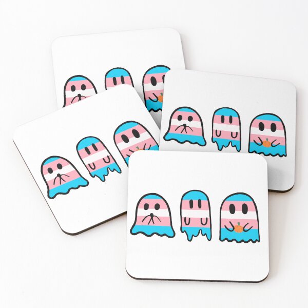 Item preview, Transgender Pride Ghost Trio designed and sold by mgietzen.