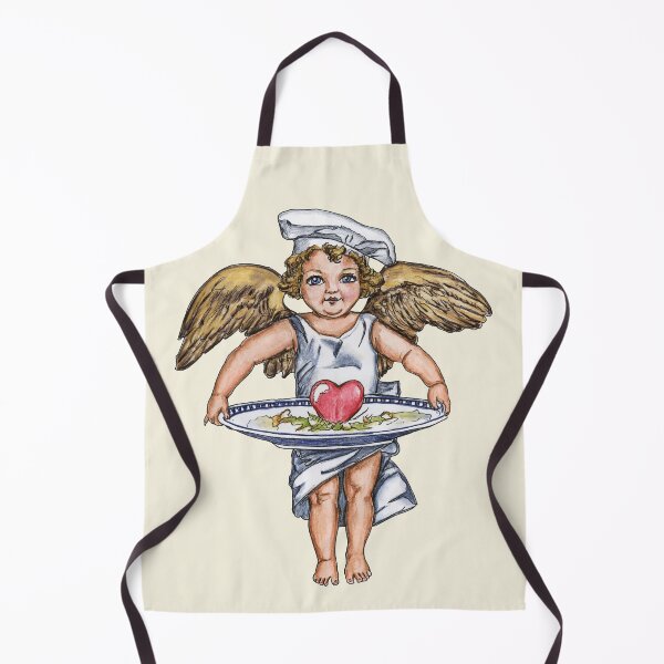 Item preview, Cherub Angel Serves with Love designed and sold by creategoodluck.