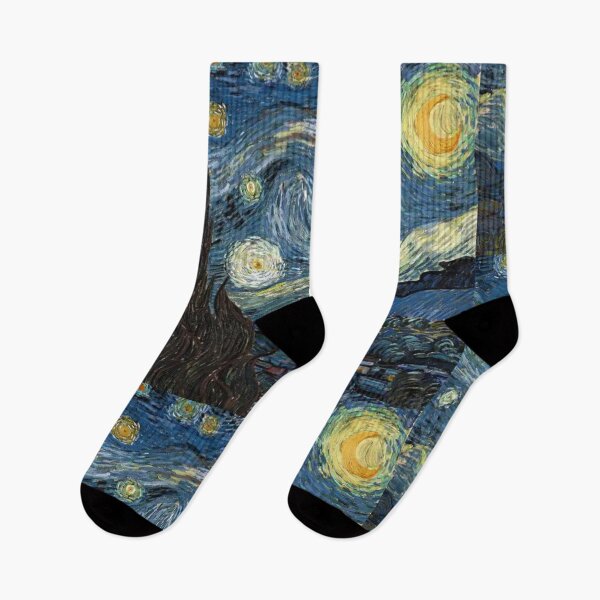 Item preview, The Starry Night Painting by Vincent van Gogh (vibrant version.) designed and sold by CristalleLisa.