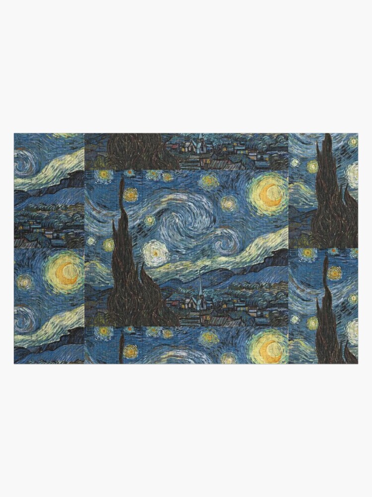 The Starry Night Painting by Vincent van Gogh (vibrant version.) | Jigsaw  Puzzle