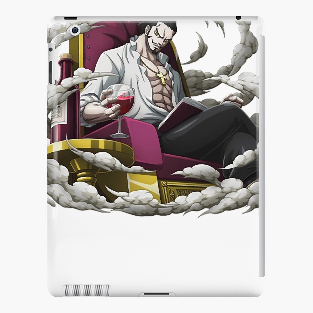 Dracule Mihawk - One Piece v.3 color version iPad Case & Skin for