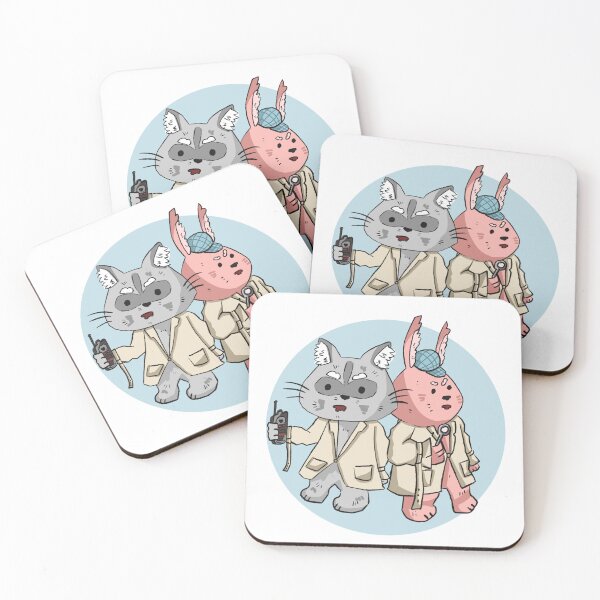 Item preview, Bunny Raccoon Detective designed and sold by puddingchicken.