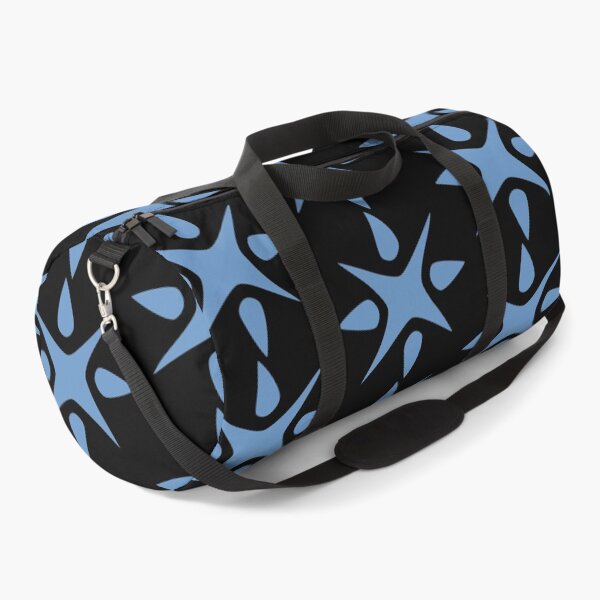 Item preview, Large Geometric abstract snowflake in blue designed and sold by AngelDawnDesign.