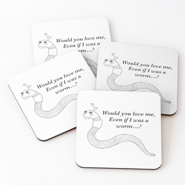 Item preview, Would You Love Me If I Was A Worm? - Worm Love - Love Me As A Worm designed and sold by EcoElsa.