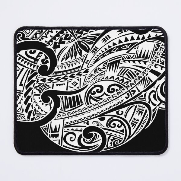 Item preview,  Hawaiian White Tribal Tattoos 3426 designed and sold by sunnthreads.
