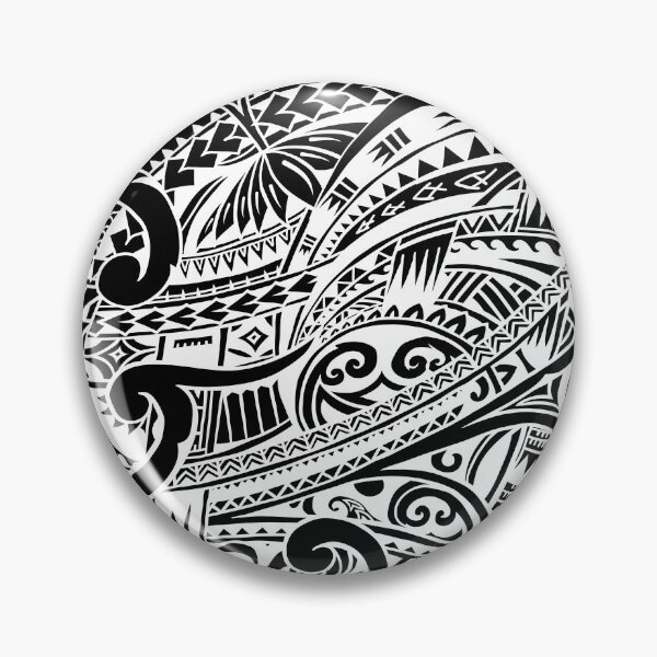 Item preview,  Hawaiian White Tribal Tattoos 3426 designed and sold by sunnthreads.