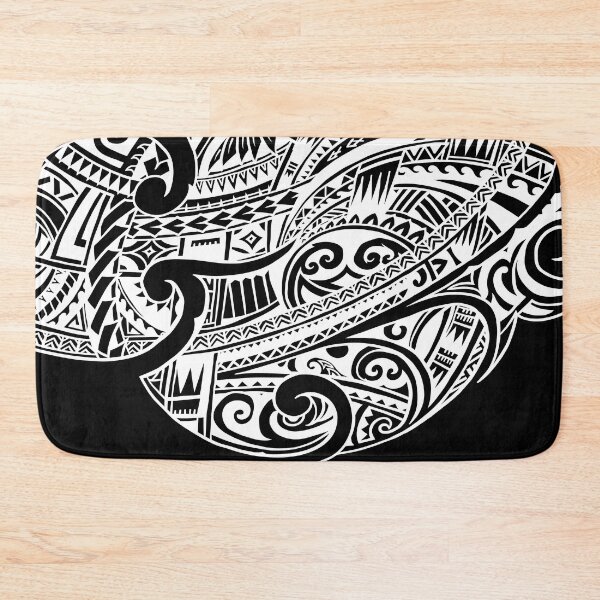 Item preview,  Hawaiian White Tribal Tattoos 3426 designed and sold by sunnthreads.