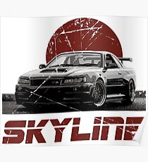 Nissan Skyline R34 Poster