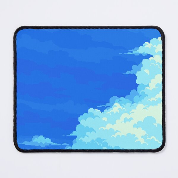 Item preview, Clear Blue Sky Clouds (Pixel Art) designed and sold by Tofu's Pixel Art Store.