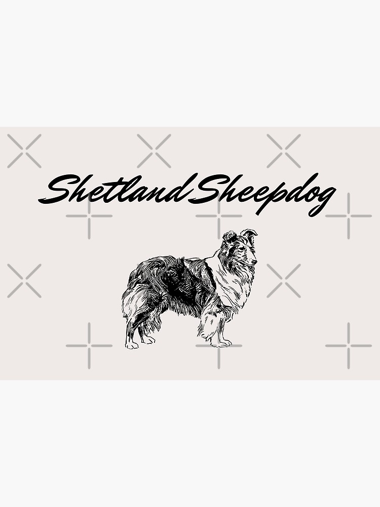 Discover Shetland Sheepdog Bath Mat