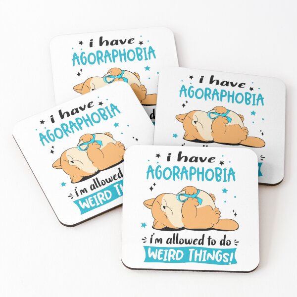 Item preview, Agoraphobia Awareness Funny I have Agoraphobia i'm allowed to do Weird Things! designed and sold by JanetShop809.