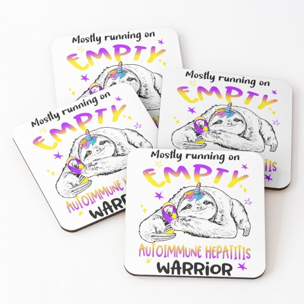 Item preview, Mostly running on Empty Autoimmune Hepatitis Warrior designed and sold by ElizabethS809.