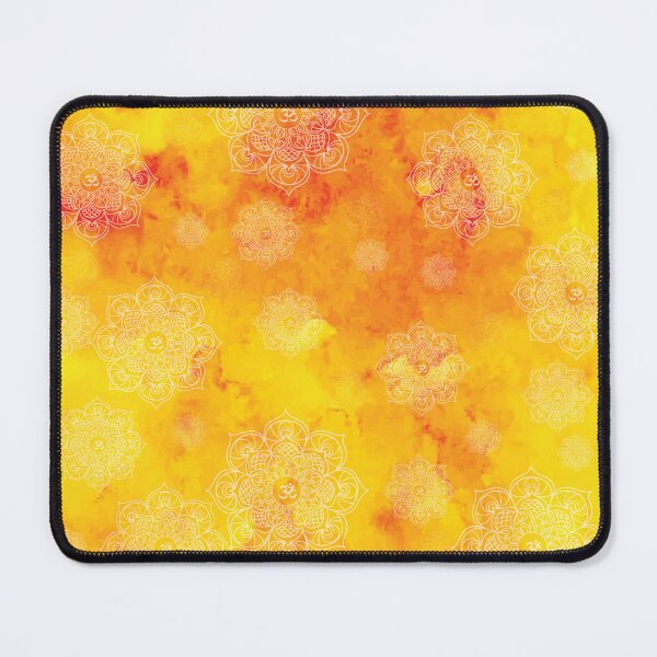 Item preview, Mandalas on Yellow and Red Stains designed and sold by Gerson Ramos.