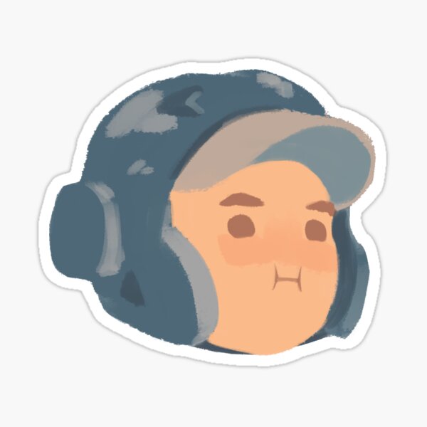 Helmet Squish Yoongi Sticker