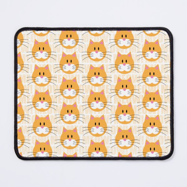 Item preview, Meow Cat - Ginger (Orange) on Orange designed and sold by FlyingDodo.