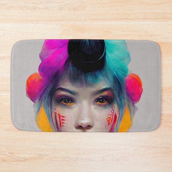Item preview, Cyberpunk Japanese Samurai Anime Girl designed and sold by Antmack94.