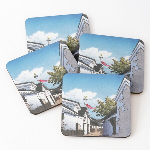 Item preview, Carp Banner in Toyohama by Kawase Hasui designed and sold by Takeda-art.