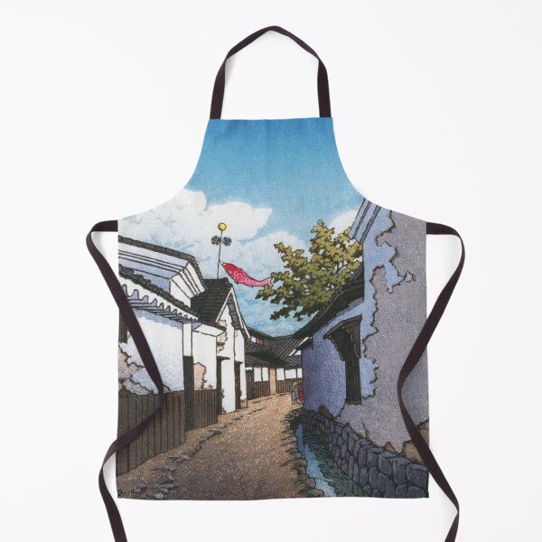 Item preview, Carp Banner in Toyohama by Kawase Hasui designed and sold by Takeda-art.