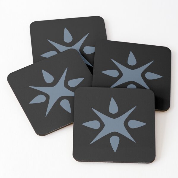 Item preview, Large Geometric abstract snowflake in grey designed and sold by AngelDawnDesign.