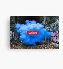 Culture Series: Blue Dust Canvas Print