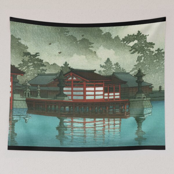 Item preview, Miyajima in the mist by Kawase Hasui designed and sold by Takeda-art.
