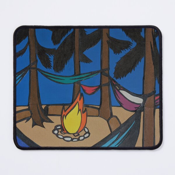 Item preview, Hammocking Around the Campfire (Original Papercut) designed and sold by Grace Feucht.