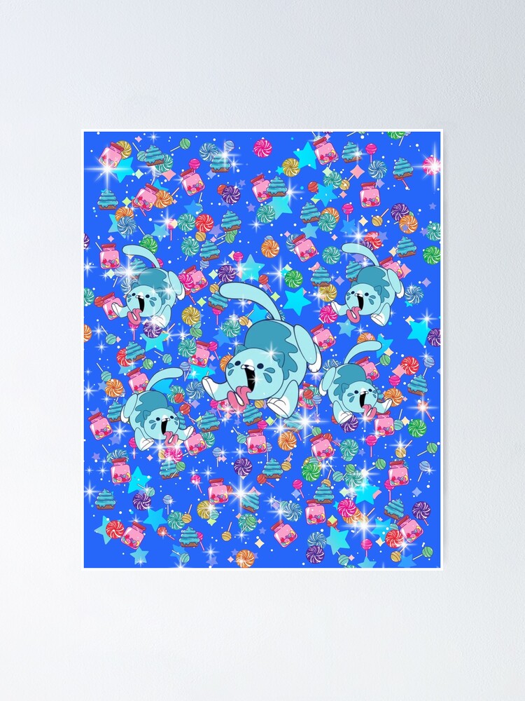 "Candy Cat’s Candyland" Poster for Sale by TheBullishRhino Redbubble