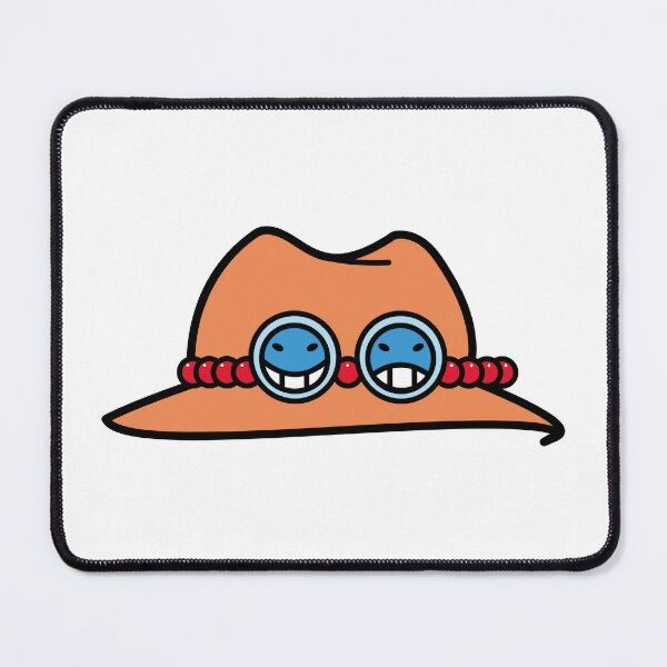 One Piece - Ace Hat' Mouse Pad