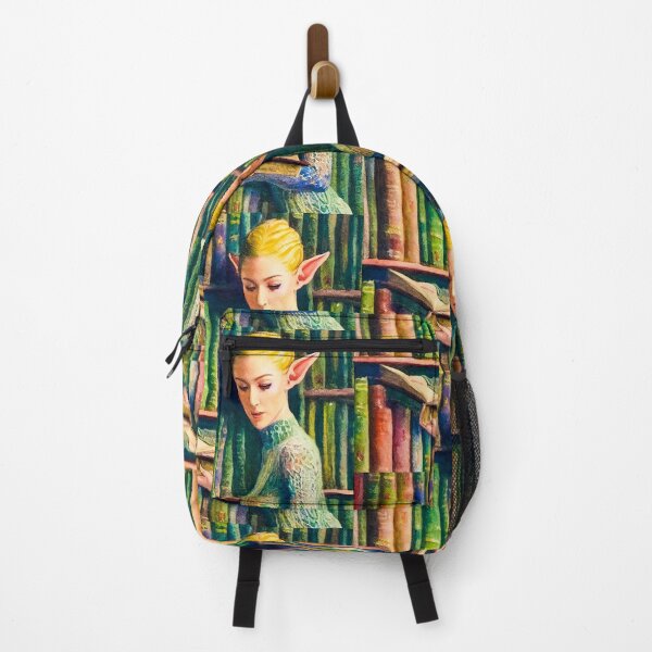 Item preview, A Beautiful Whimsical Elf - Veracious Reader - Read Books Be Kind Stay Weird designed and sold by The Oracle of Surrealism Sublime Consciousness.