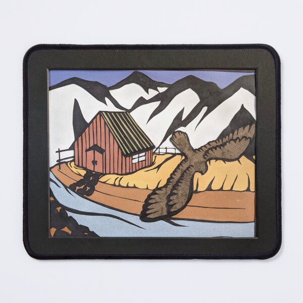 Item preview, Mountain Cabin Haiku (Original Papercut) designed and sold by Grace Feucht.