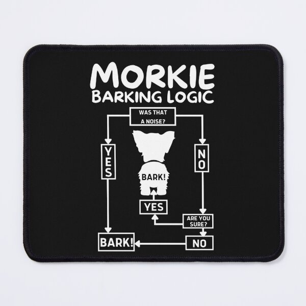 Item preview, Morkie Barking Logic - Morkie Dog Lover Fun Graphic - Fun Morkie Gifts Classic T-Shirt designed and sold by PDesigns69.