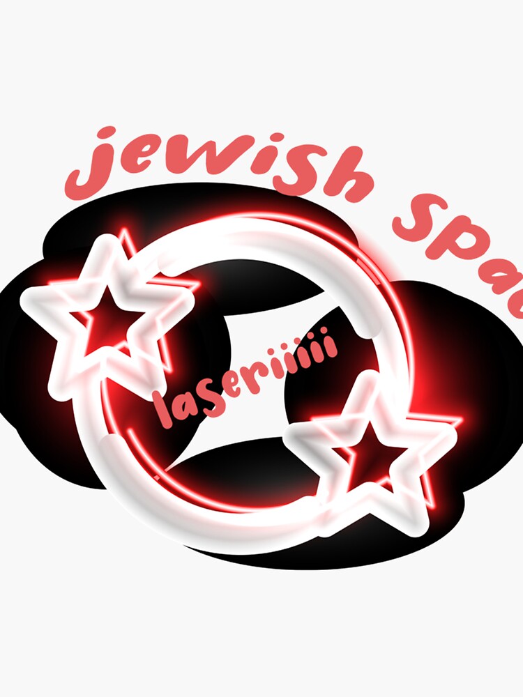 Jewish Space Laser Sticker For Sale By Sapphirerosalee Redbubble 