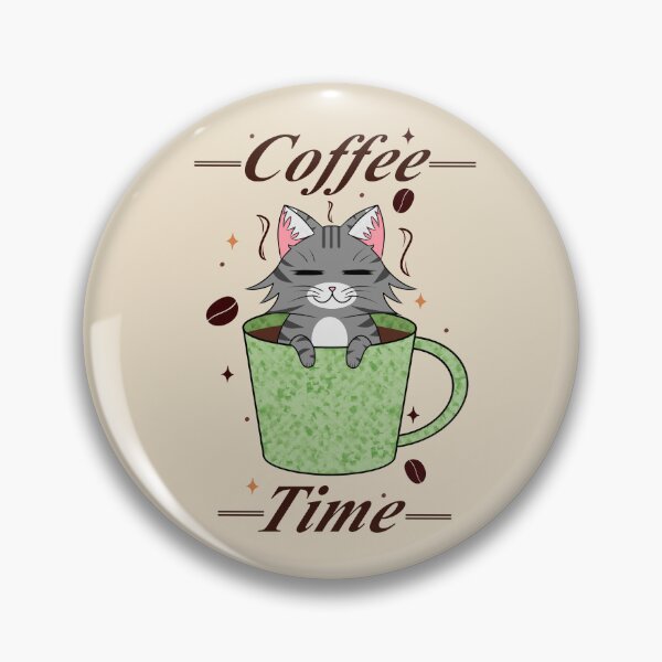 Item preview, Coffee time cat designed and sold by Natsukittyart.