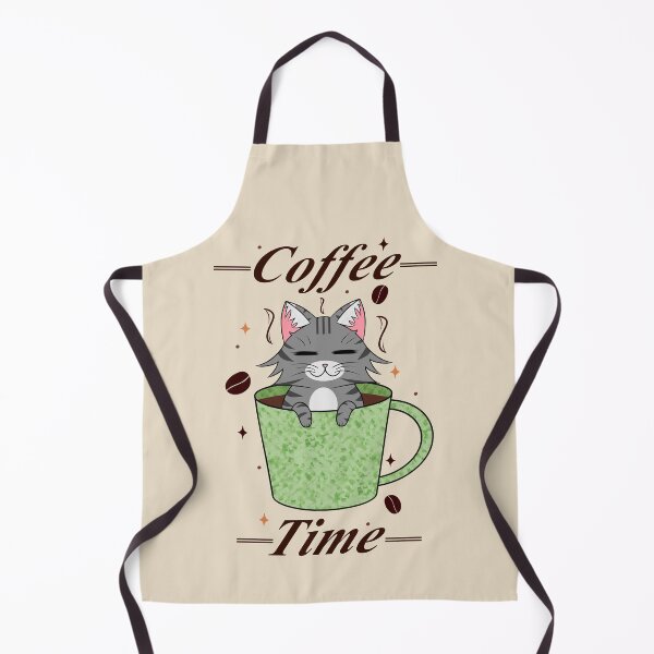 Item preview, Coffee time cat designed and sold by Natsukittyart.