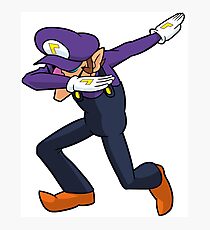 Waluigi Dab Photographic Print