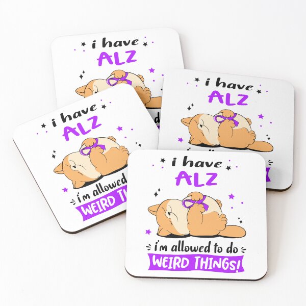 Item preview, ALZ Awareness Funny I have ALZ i'm allowed to do Weird Things! designed and sold by JanetShop809.