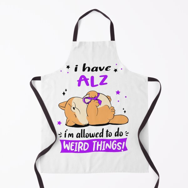 Item preview, ALZ Awareness Funny I have ALZ i'm allowed to do Weird Things! designed and sold by JanetShop809.