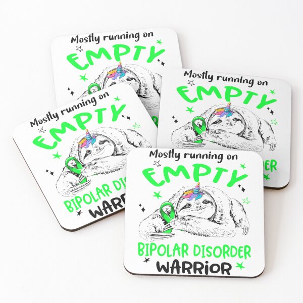 Item preview, Mostly running on Empty Bipolar Disorder Warrior designed and sold by ElizabethS809.