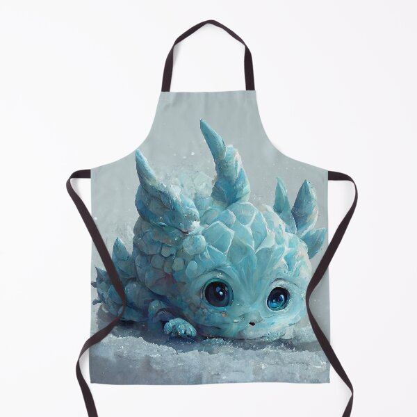 Item preview, Baby Snow Dragon Abstract AI Generated Art designed and sold by MeAI-Art.