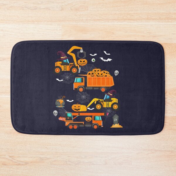 Item preview, Kids Construction Vehicle Halloween Crane Truck Pumpkin designed and sold by GunillaBlau.