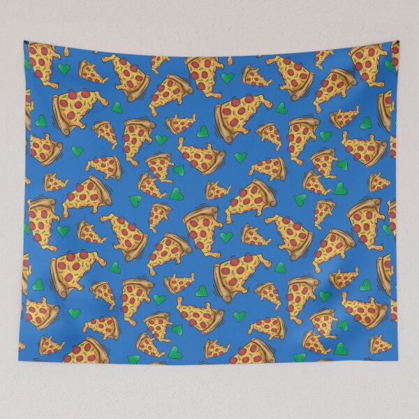 Item preview, Crazy Pizza Pattern designed and sold by Orla Cahill.