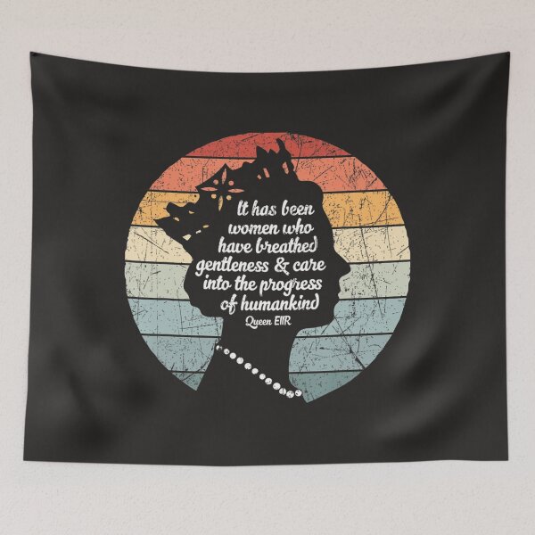Item preview, Retro QUEEN of England Tribute British Royal Strong Feminist  designed and sold by bagenajayib.