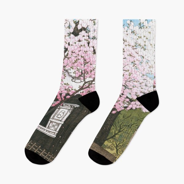 Item preview, Spring at Atago mountain by Kawase Hasui designed and sold by Takeda-art.