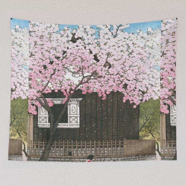 Item preview, Spring at Atago mountain by Kawase Hasui designed and sold by Takeda-art.